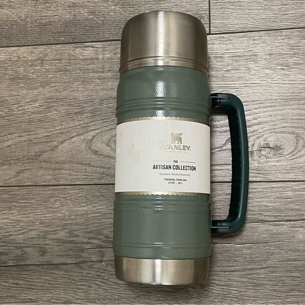 Stanley The Artisan Collection Thermal Food Jar 27 oz. Hammertone Green NEW